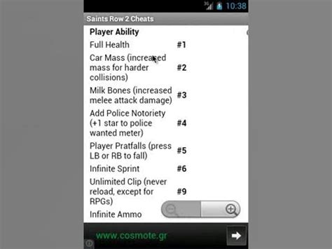 saints row  cheats youtube
