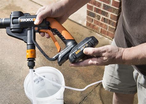 Worx Hydroshot Portable Power Cleaner With Bottle