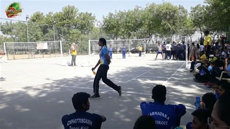 Tennikoit Pondicherry Vs Karnataka Team Semi Final Match National