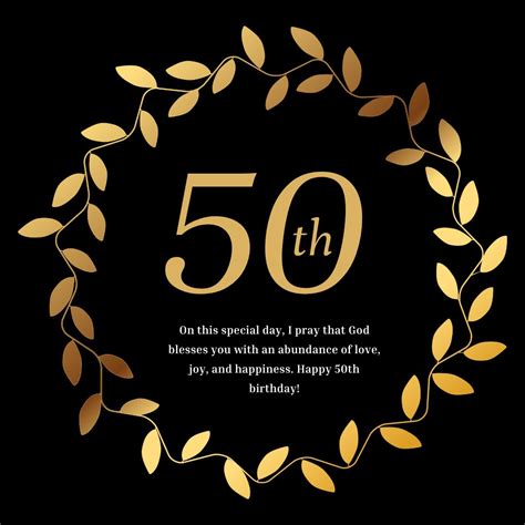 Happy 50th Birthday Wishes For The Golden Milestone