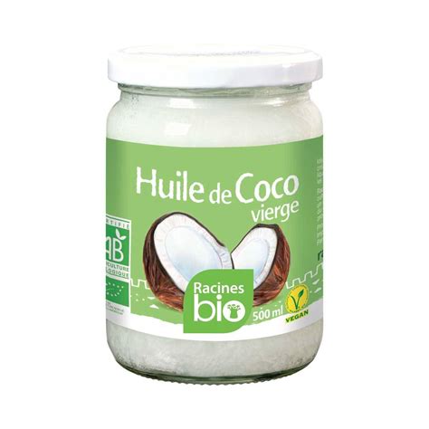 Huile De Coco Vierge Racines Bio Ml