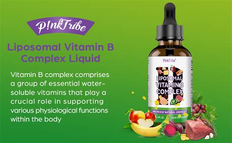 Liposomal Vitamin B Complex Liquid High Strength B Vitamin Complex