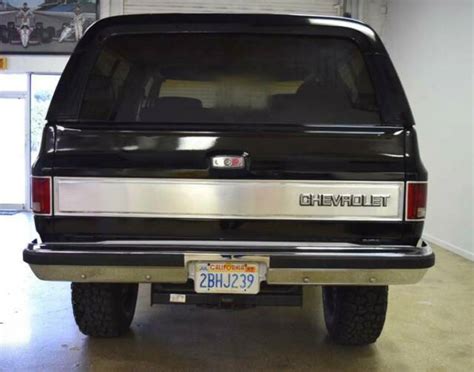 1984 Chevrolet Blazer Silverado 4wd 6 2l Diesel For Sale Photos