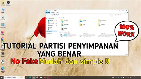 Tips Trick Tutorial Mudah Partisi Hardisk Ssd Mudah Dan Simple Youtube