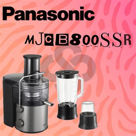 Jual Panasonic Juicer Blender Liter In Mjcb Ssr Shopee Indonesia