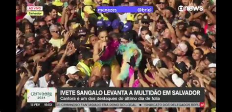 VÍDEO Ivete Sangalo desce do trio deixa bloco de lado e canta no meio