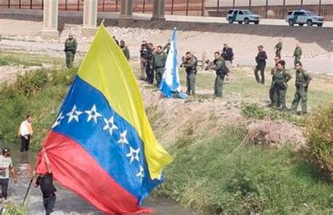 VIDEO Así dispersaron a migrantes venezolanos en la frontera de México