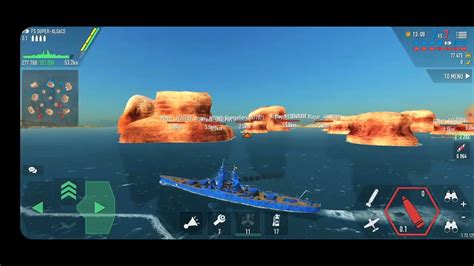 Uss Wisconsin Fs Super Alsace Gameplay Battle Of Warships Youtube