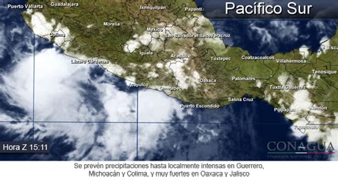 Persiste Temporal De Lluvias Por Baja Presi N Ubicada Frente A Las