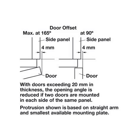 Salice Concealed Hinge With Zero Protrusion 155 Degree Opening Angle