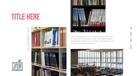 Library PowerPoint Templates For Presentation