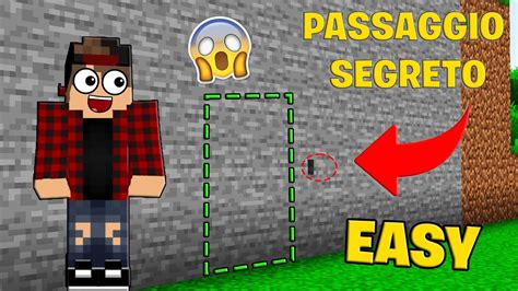 Come Fare Un Passaggio Segreto Su Minecraft Tutorial Ita Speciale