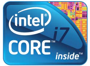 Intel Core i7 logo vector in .EPS, .CRD, .AI format