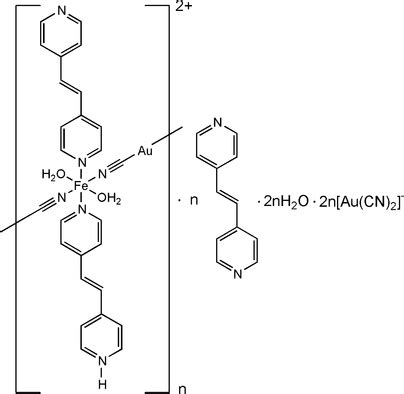 IUCr Crystal Structure Of Catena Poly Diaqua 1 2 Bis Pyridin 4