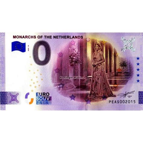 Nizozemska Euro Bankovec Monarchs Of The Netherlands Maxima