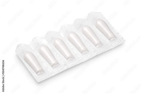 Suppository In White Pack Medicine Suppository For Vaginal Or Anal