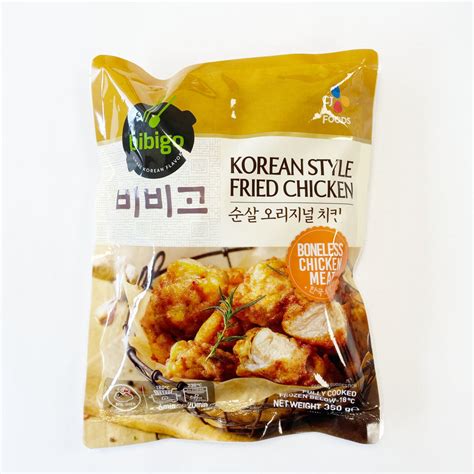 Cj Bibigo Korean Style Fried Chicken 350g 希杰 必品阁 韩式吮指炸鸡 Retour Uk