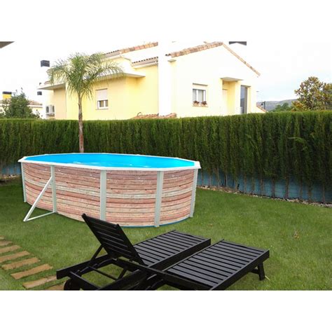 Piscina Desmontable Ovalada Decoraci N Pinus