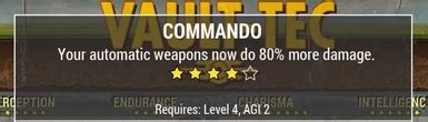 Commando Perk Hip Fire Accuracy Improvement And Stagger Effect BEGONE