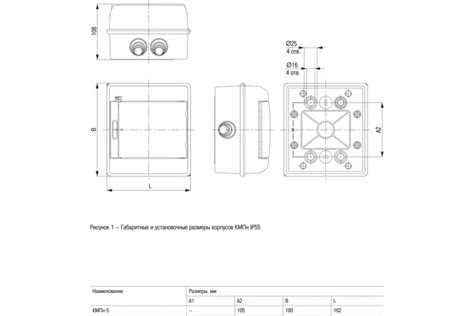 Корпус IEK КМПн-5 IP55, модульный, пластиковый, навесной MKP72-N3-05-55 ...