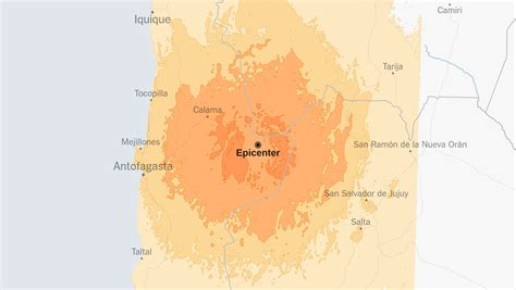 Large Earthquake Rocks Northern Chile - The New York Times