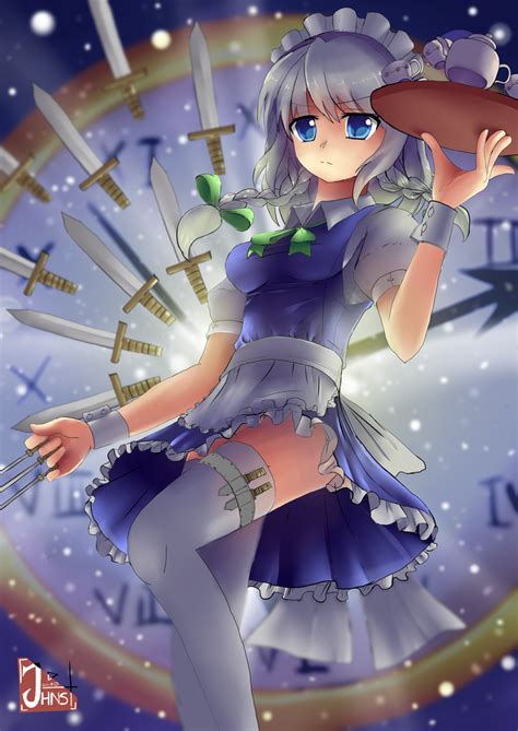 sakuya izayoi - Touhou by Johnsonist on DeviantArt