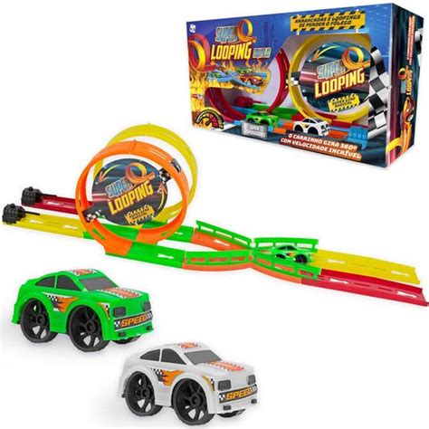 Pista Carrinhos Graus Lan Ador Super Looping Duplo Manobra