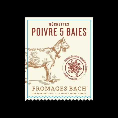 B Chette Fra Ches Poivre Baies La Ferme Du Vernet Fromages Bach