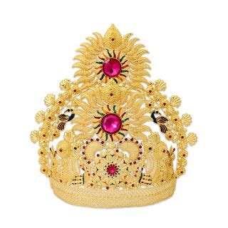 Buy Glory Of God Goddess Crown Mukut For Deity Shringar