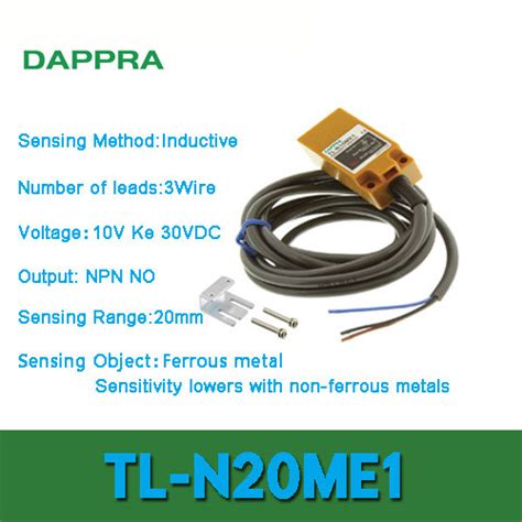 Jual Tl N Me Tl N Me Mm Dc Npn No Inductive Proximity Sensor