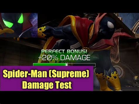 Spider Man Supreme Damage Test MCOC 2023 Marvel Contest Of