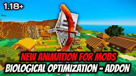 New Animation For Mobs Biological Optimization Addon Minecraft