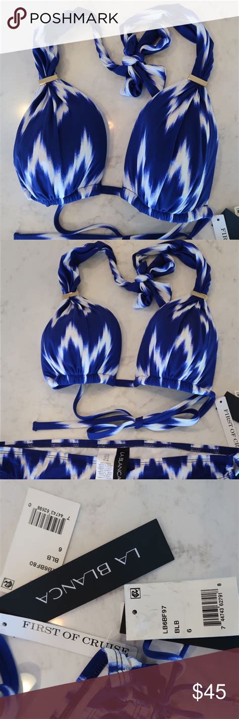 Nwt Blue La Blanca Bikini La Blanca Shopping Fun Bikinis