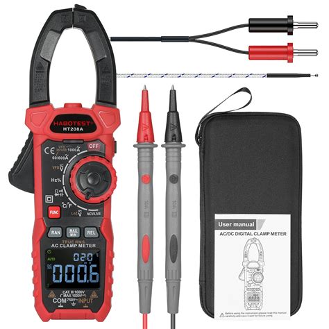 Buy Ankeer Ac Digital Clamp Meter True Rms Multimeter Anto Ranging