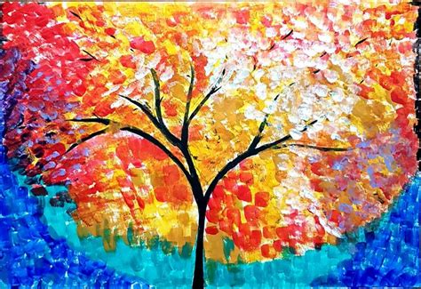 Tree Acrylic Painting