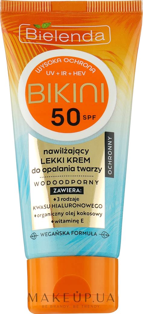 Bielenda Bikini Moisturizing Face Cream SPF50 Солнцезащитный крем для лица купить по лучшей