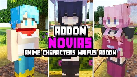 Addon De Novias Para Minecraft Pe 1 19 Anime Waifus Addon 1 19 Mods