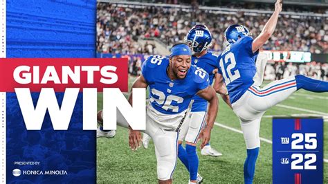 Instant Analysis: Giants come back to defeat Bengals, 25-22