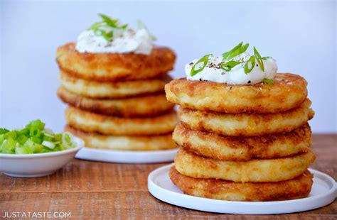 Easy Leftover Mashed Potato Pancakes Just A Taste