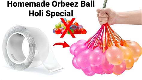 How To Make Holi Water Balloons At Home Water Balloon Trick Holi How To