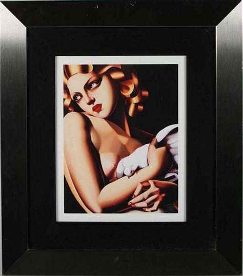 Tamara De Lempicka Nude With Dove MutualArt