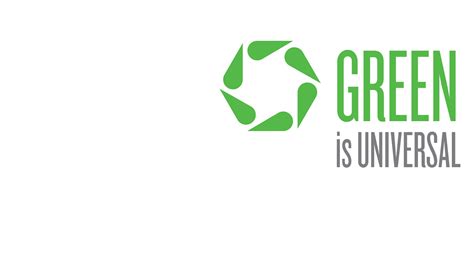 Green Is Universal Logo, image, download logo | LogoWiki.net