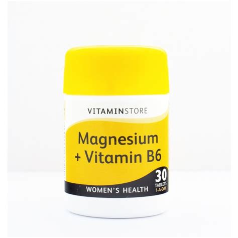 Vitamin Store Magnesium 375mg And B6 Tablets 30s Savers Health Home