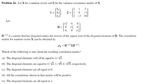 Solved Problem Let X Be A Random Vector And E Be The Chegg