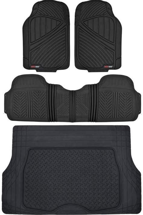 Motor Trend Flextough Performance All Weather Rubber Car Floor Mats