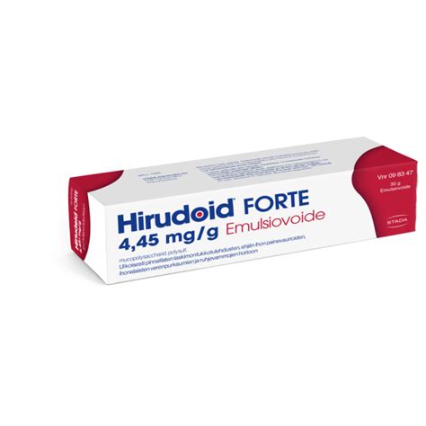 Hirudoid Forte Mg G G Emulsiovoide Olo Apteekki