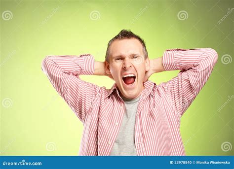 Screaming Man Stock Photo - Image: 23978840