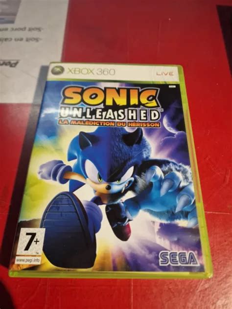 SONIC UNLEASHED LA Malédiction Du Hérisson Xbox 360 Jeu Complet Bon