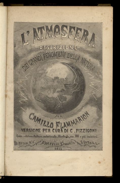 L Atmosfera Descrizione Dei Grandi Fenomeni Della Natura Versione