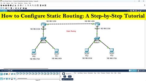 How To Configure Static Routing Static Routing Configuration Step By